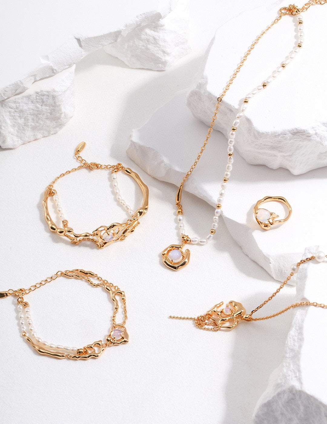 Opal & Pearl Necklace - Nature’s Guardian Collection