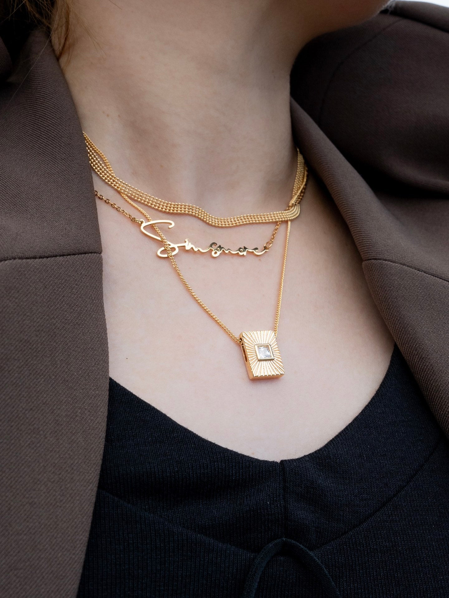 Personalized Name Necklace - 18K Gold or Silver