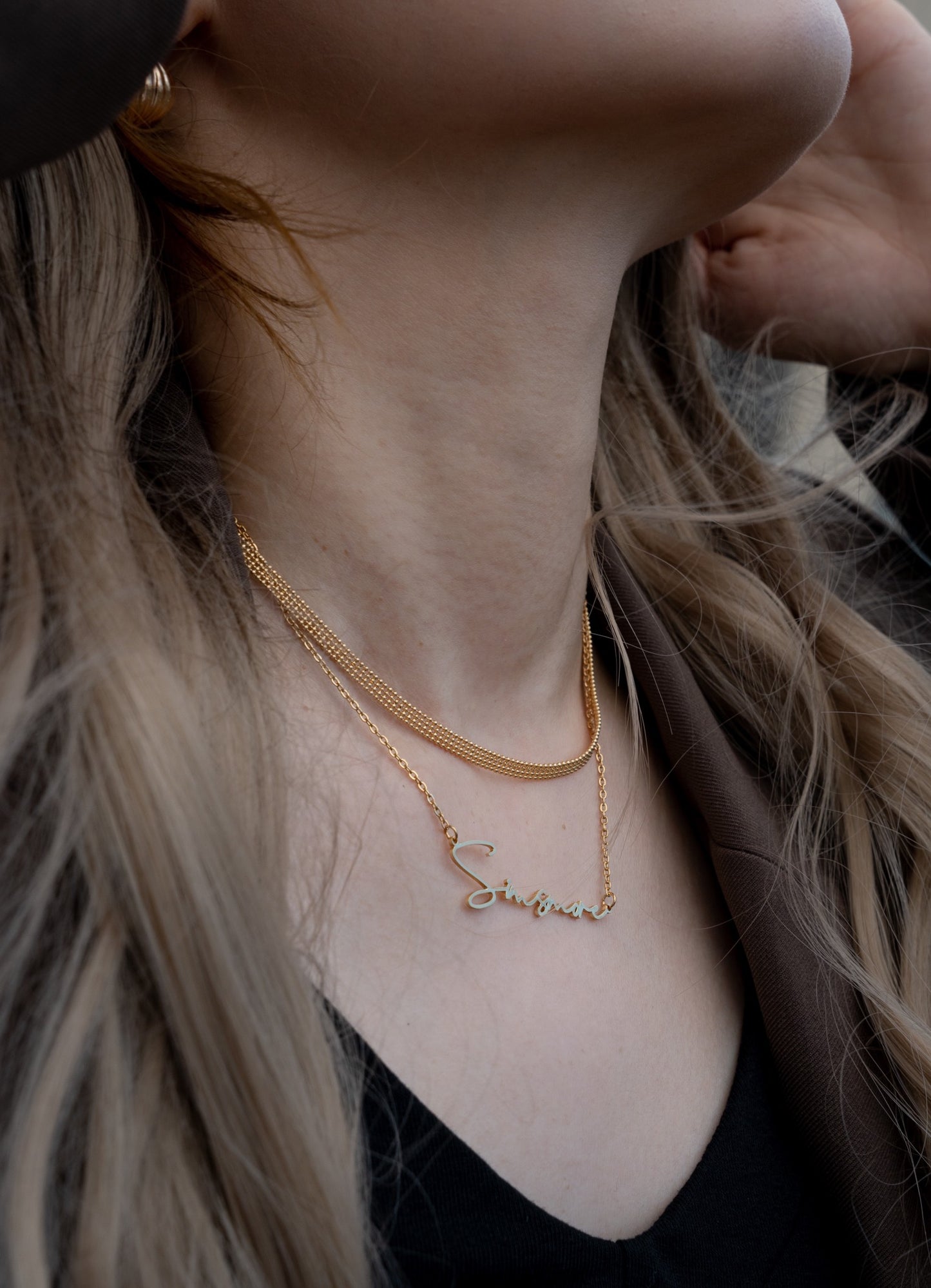Personalized Name Necklace - 18K Gold or Silver