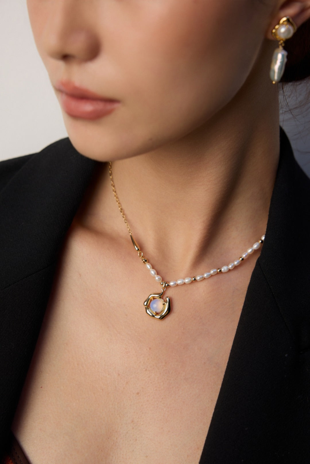 Opal & Pearl Necklace - Nature’s Guardian Collection