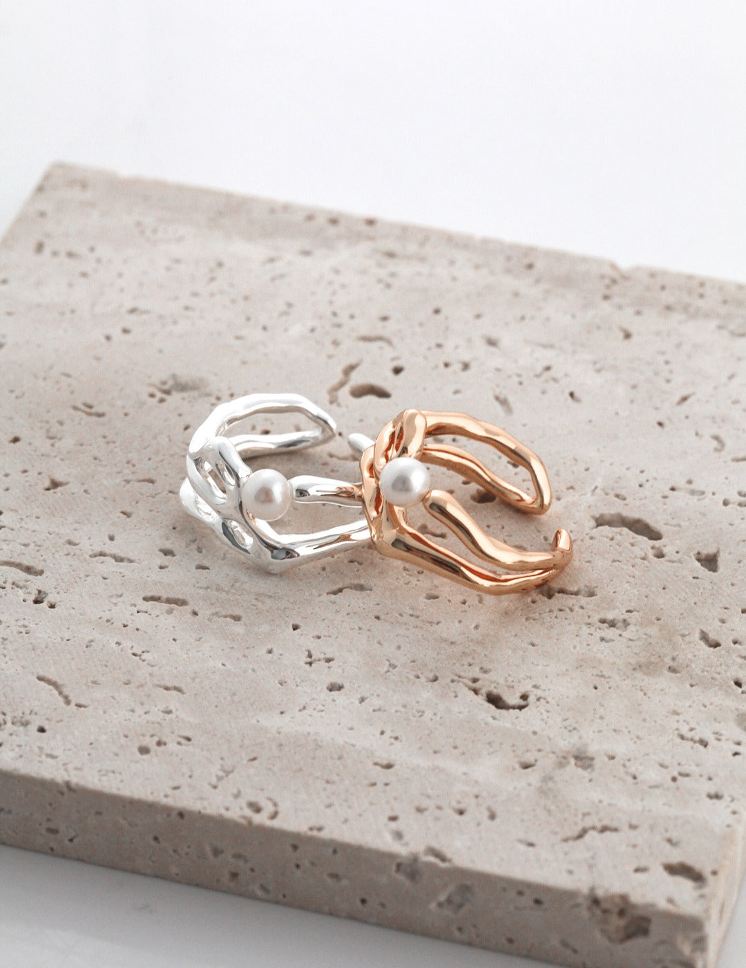 Instructive Pearl Ring - Adjustable