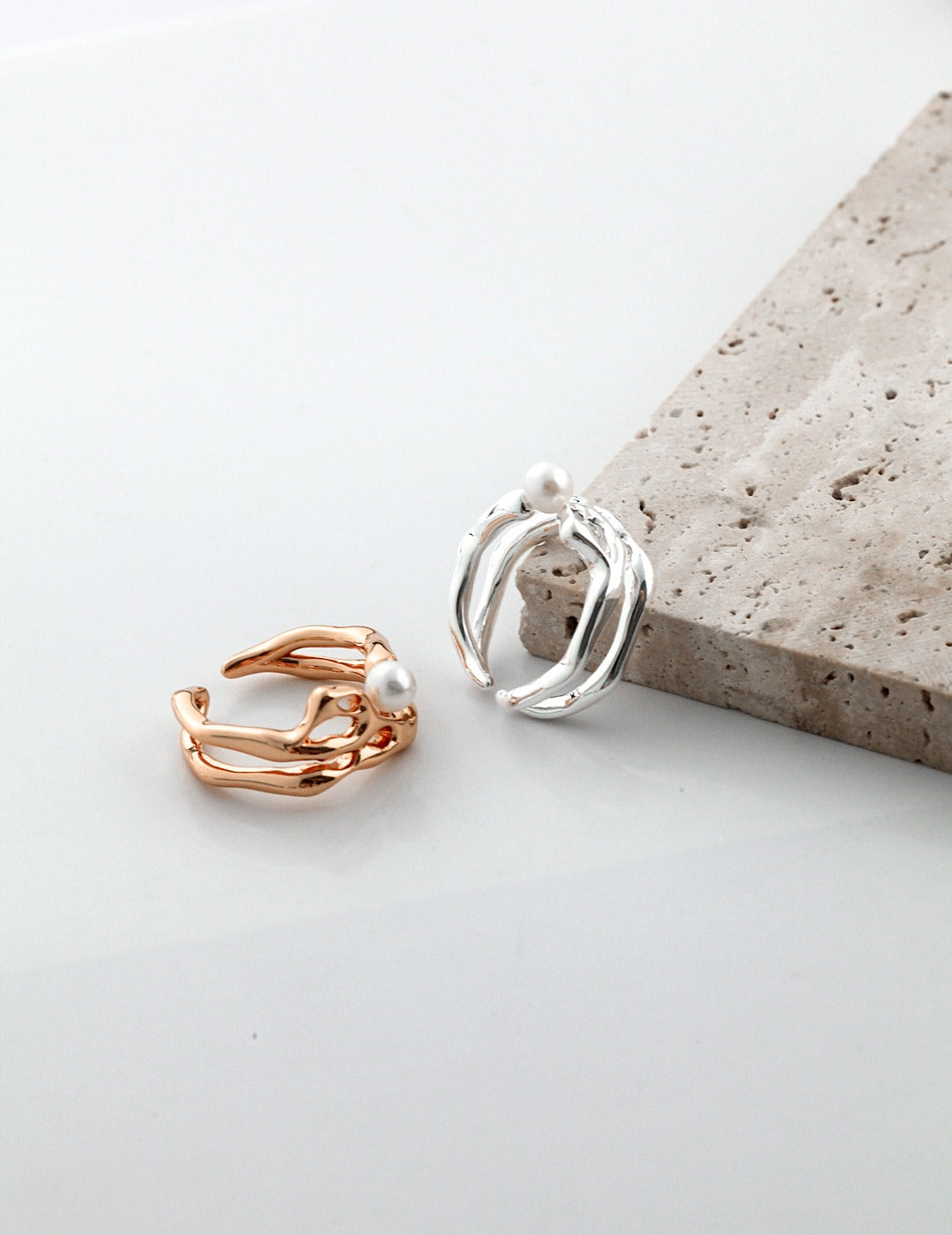 Instructive Pearl Ring - Adjustable