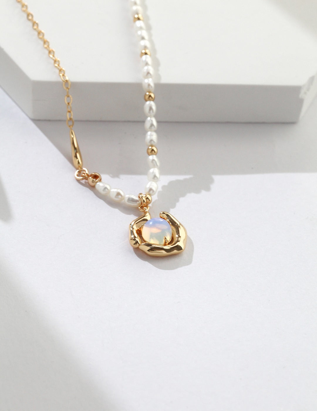 Opal & Pearl Necklace - Nature’s Guardian Collection