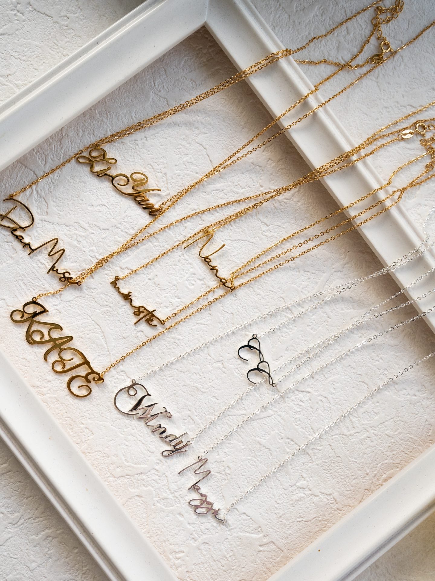 Personalized Name Necklace - 18K Gold or Silver